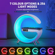 GPED Digital Alarm Clock with Wireless Charging &amp; LED Lamp UAE