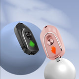 2-in-1 Mini Keychain Power Bank 1200mAh Retractable Plug Waterproof