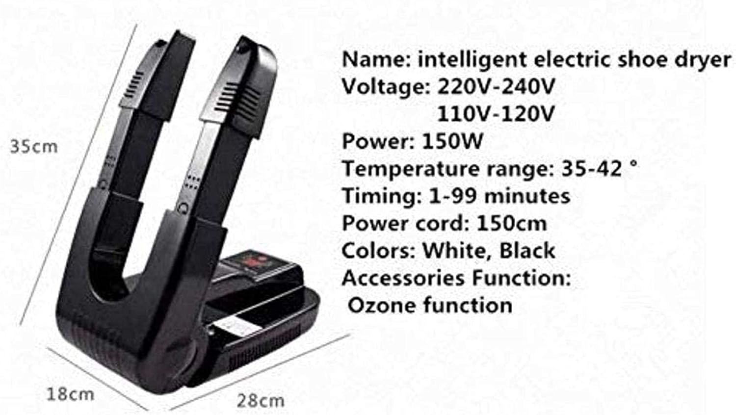 Smart Electric Shoe Dryer Multi-Colors