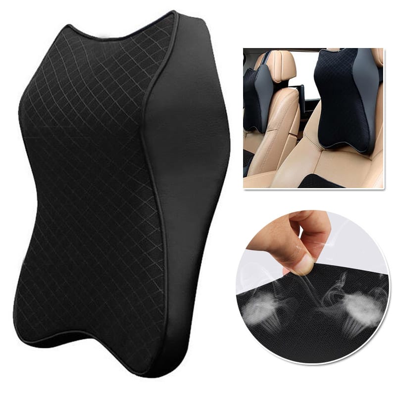 Ergonomic Memory Foam Car Seat Headrest Pillow