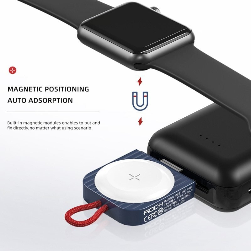 Compatible With Magnetic Wireless Universal Fast Wireless Charger Blue