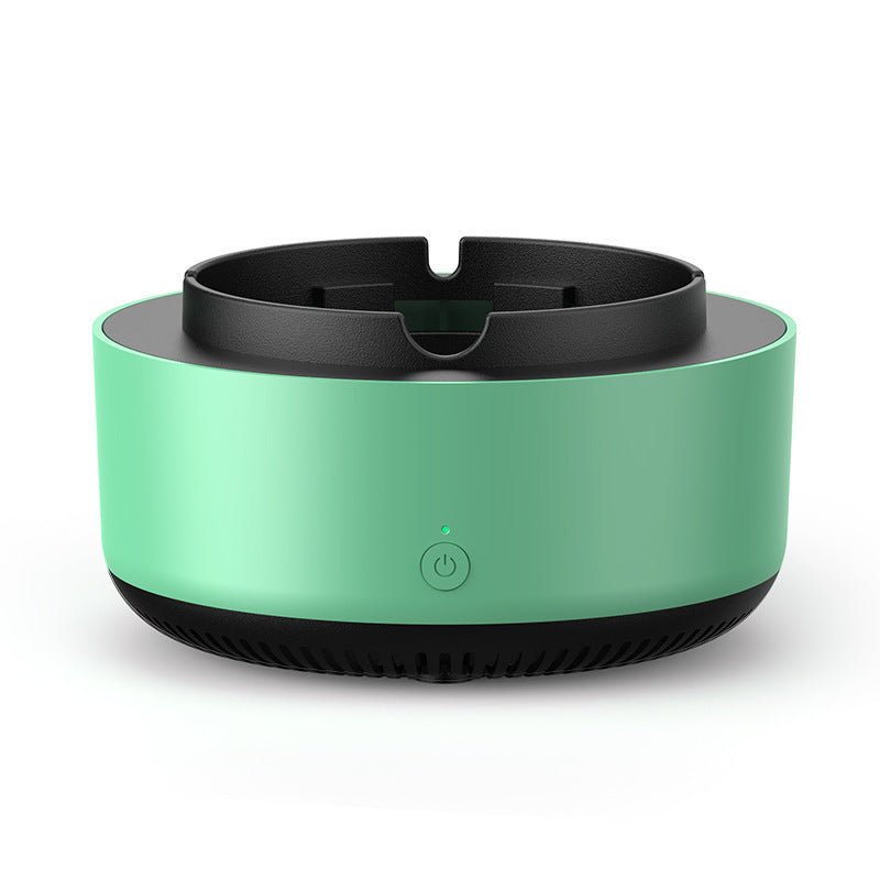 Electronic Intelligent Ashtray Air Purifier Green