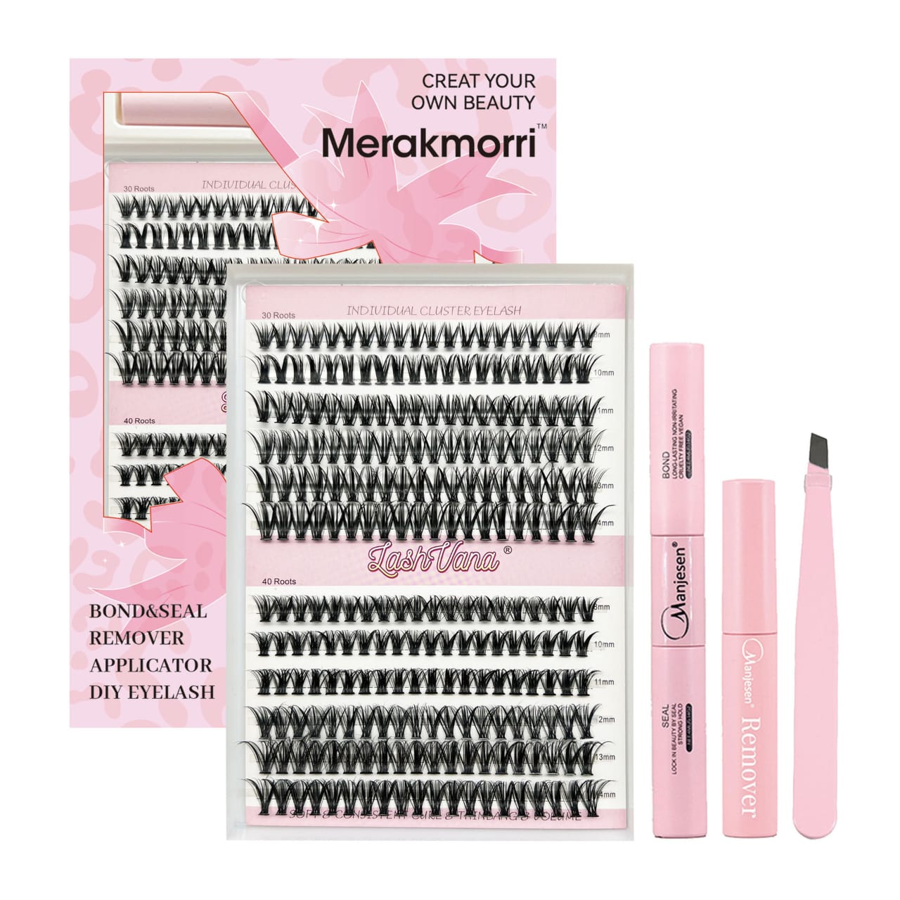 DIY Eyelash Cluster Kit Complete Set Natural Look
