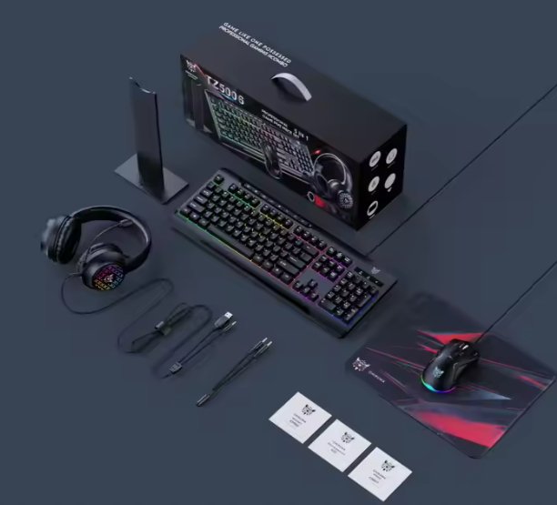 G32 USB Gaming Set Keyboard Mouse Combo RGB Backlit Multi-Colors