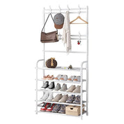 Four Tier Metal Shoe Rack Multi-Colors